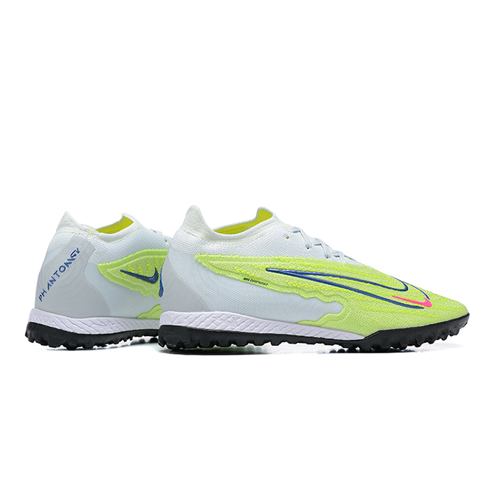 Phantom GX Elite TF High Soccer Shoes-Green/Gray-4841696