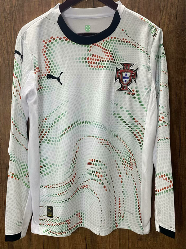 25-26 Portugal Away Long Sleeve Soccer Jersey (长袖) *PM