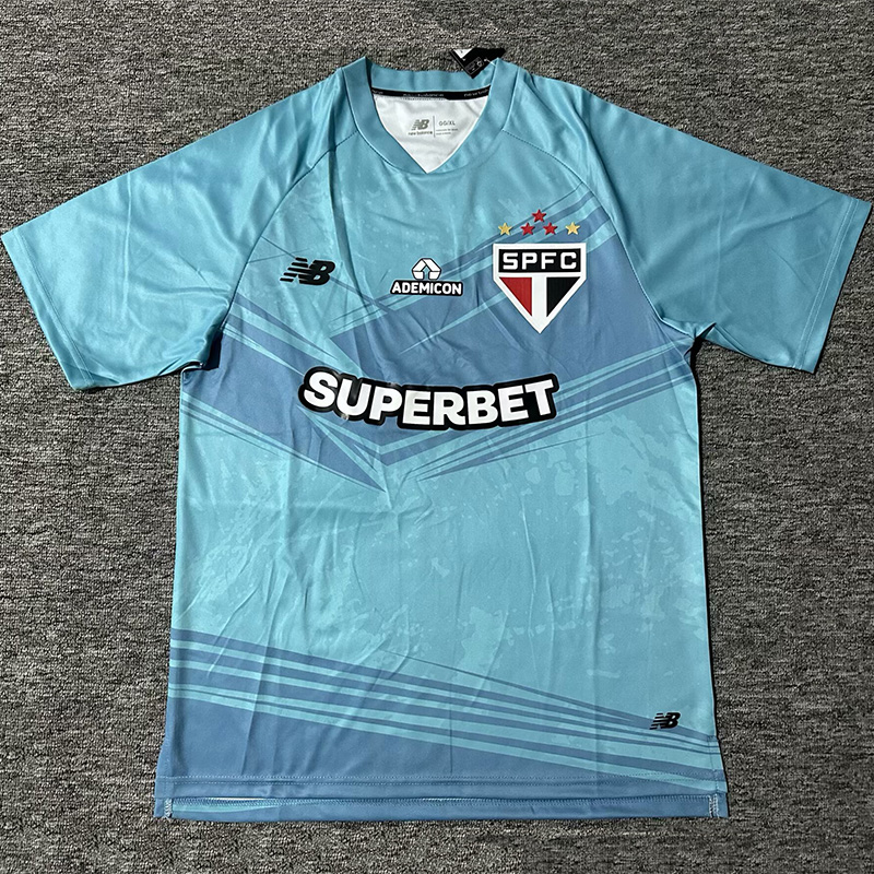 25-26 Sao Paulo Blue Goalkeeper Soccer Jersey