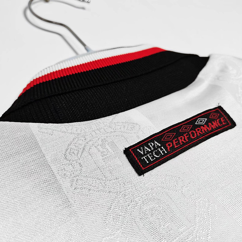1998-1999 Man Utd Away Long Sleeve Retro Soccer...