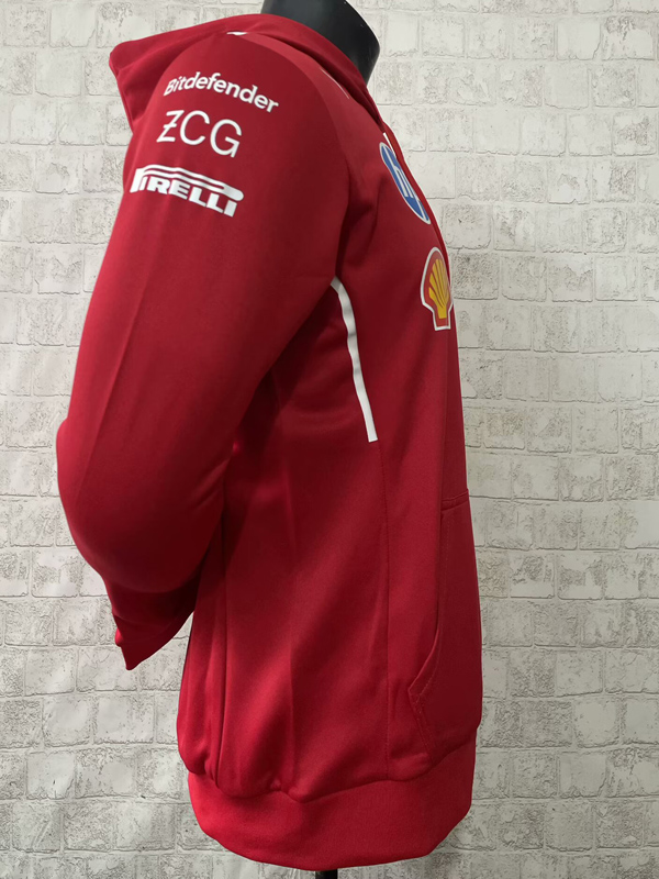 2025 F1 Ferrari Red Hoody(有帽卫衣)