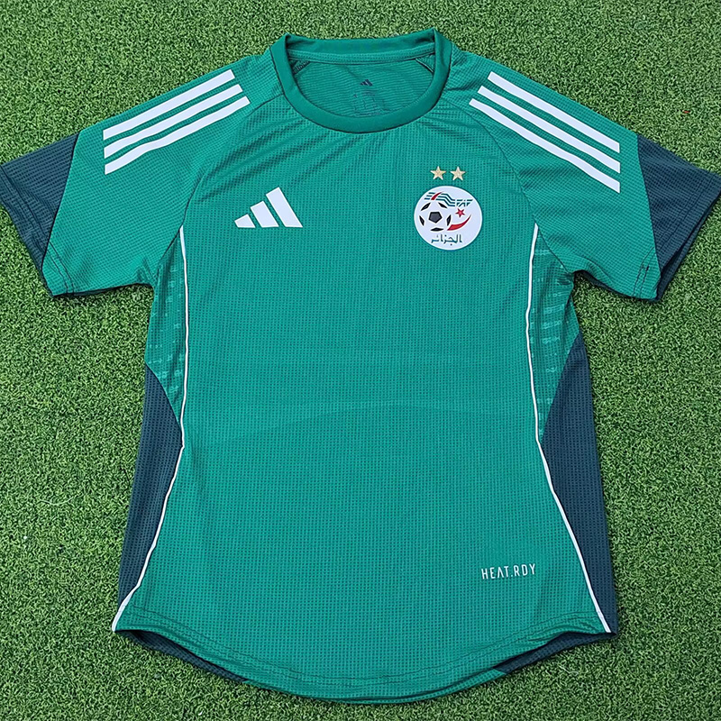 25-26 Algeria Green Player Version Training shirts #A38