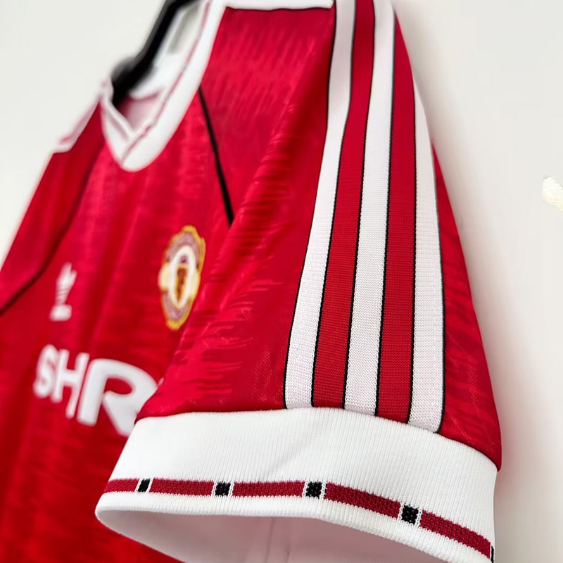 1990-1992 Man Utd Home Retro Soccer Jersey