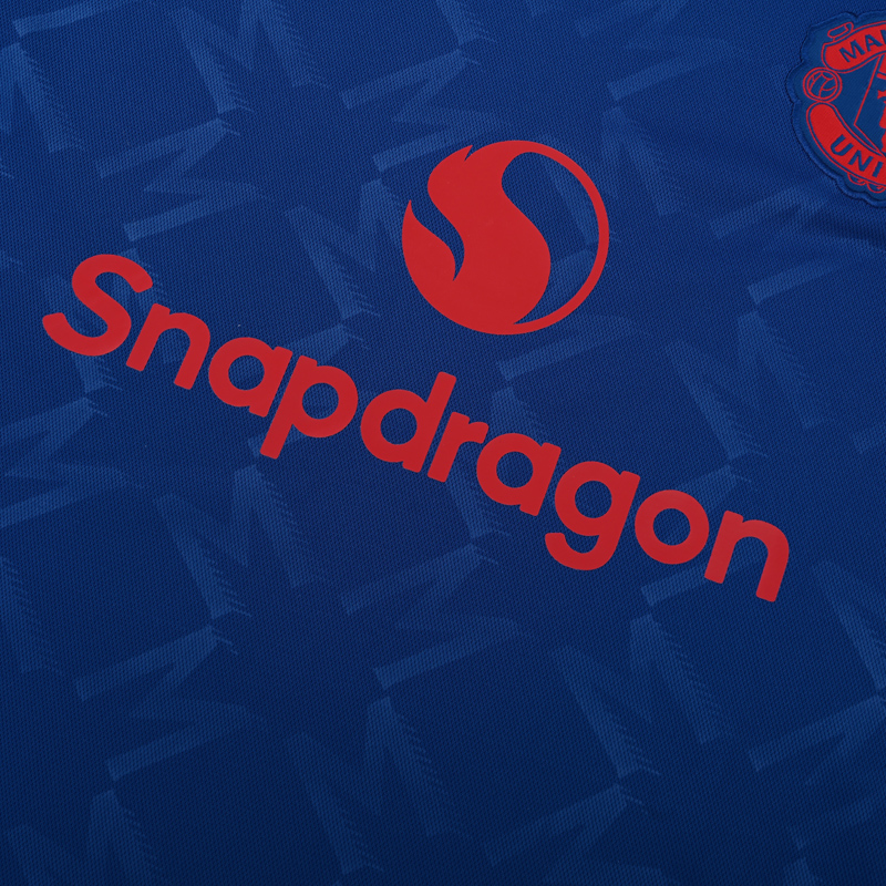 25-26 Man Utd Fancy blue Polo Short Sleeve