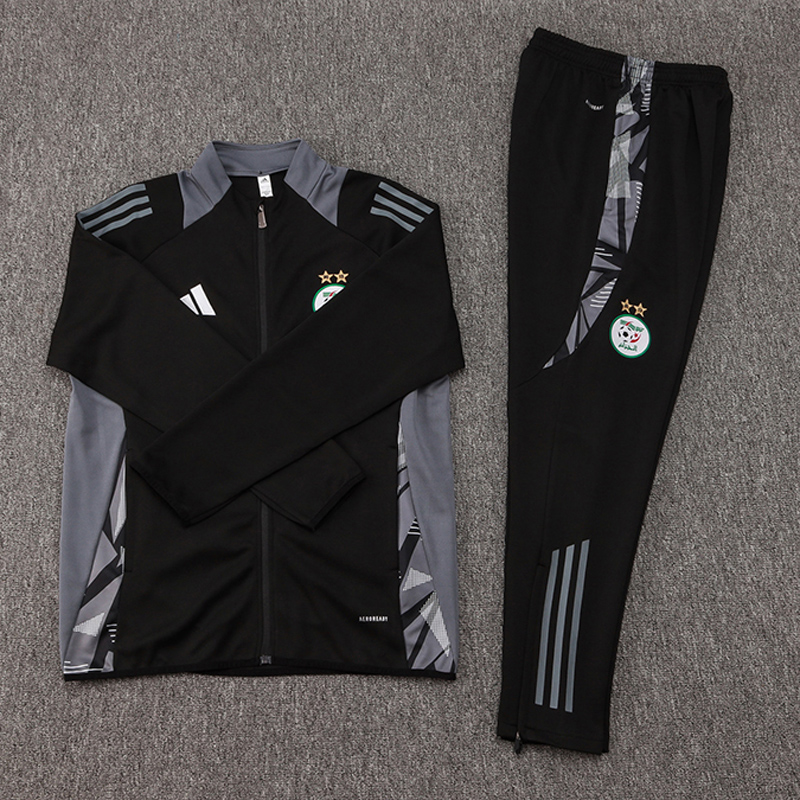 24-25 Algeria Black Jacket Tracksuit
