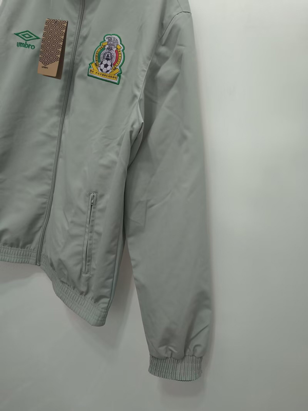 24-25 Mexico Green & Grey Double Sided Windbreaker (双面风衣)