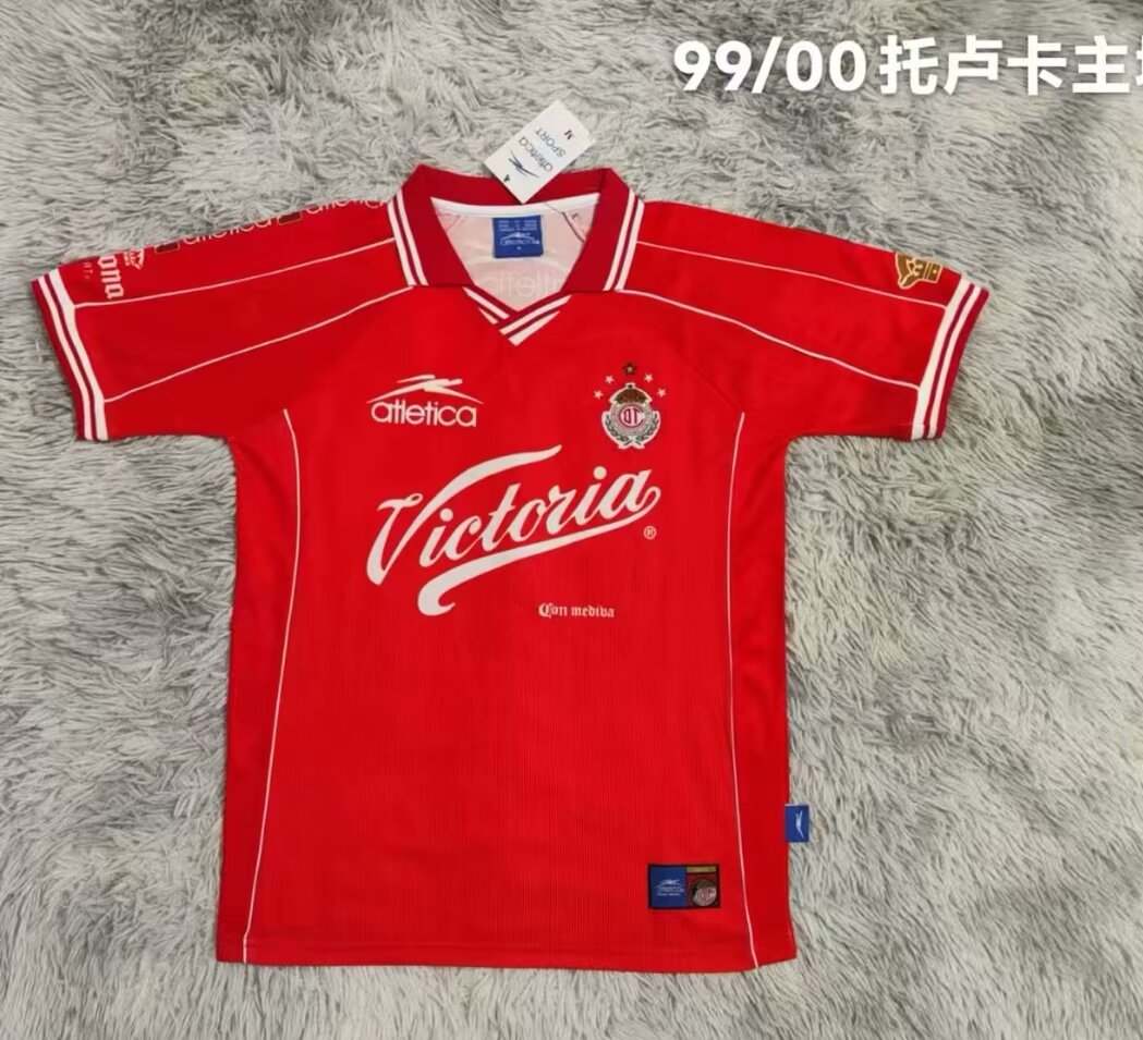 1999-2000 Toluca HOME RETRO Soccer Jersey