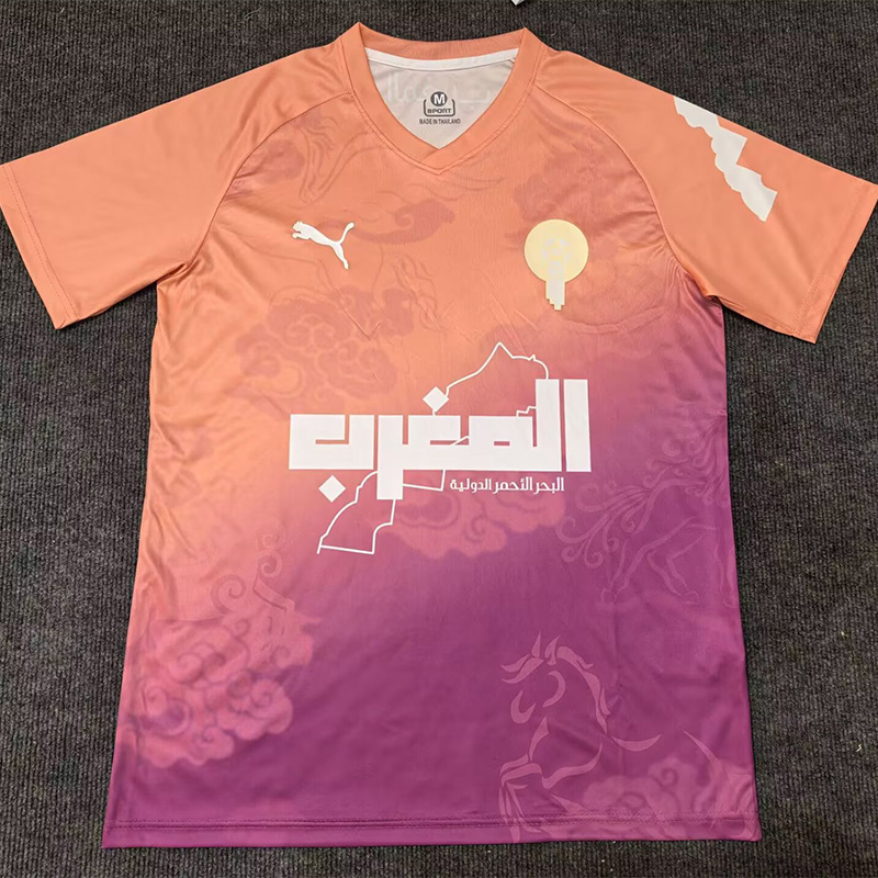 25-26 Morocco Special Edition Pink Soccer Jersey