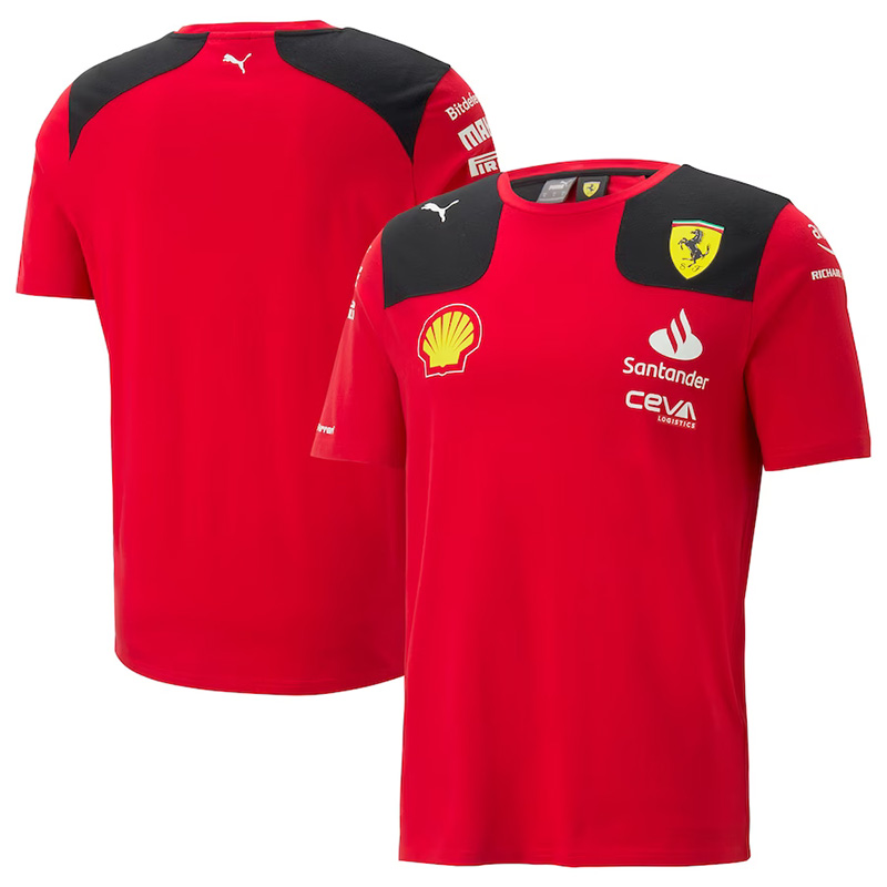 2023 Ferrari Red Racing Suit (圆领)