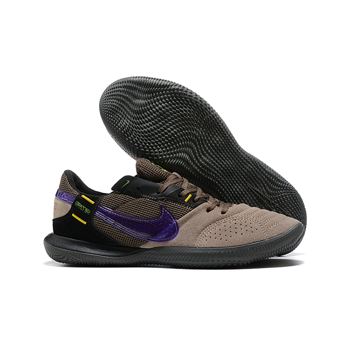 Streetgato Soccer Shoes-Brown/Black-8733719