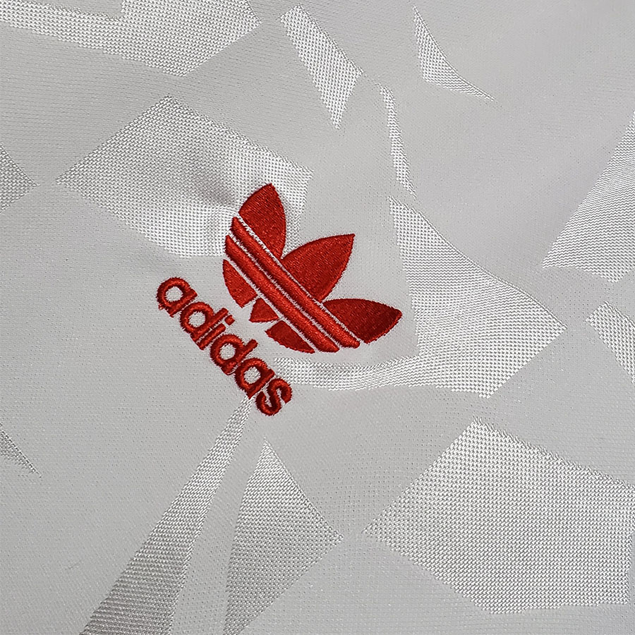 1991 Man Utd Away White Retro Soccer Jersey