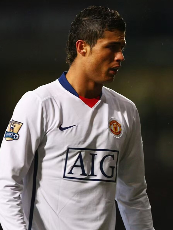 2008-2009 Man Utd Away Player Version 长袖球员 Long Sleeve Retro Soccer Jersey