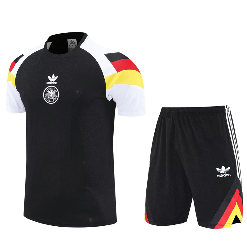 25-26 Germany Black white Training Short Suit
