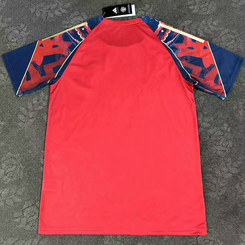 25-26 Man Utd Red Black Fans Training shirts *蛇纹