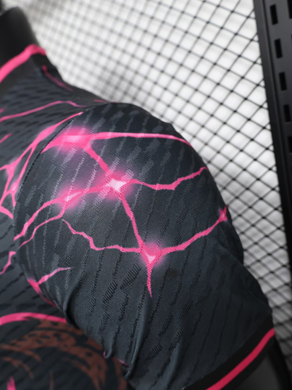 24-25 RMA Black Special Edition Player Version Soccer Jersey #豹