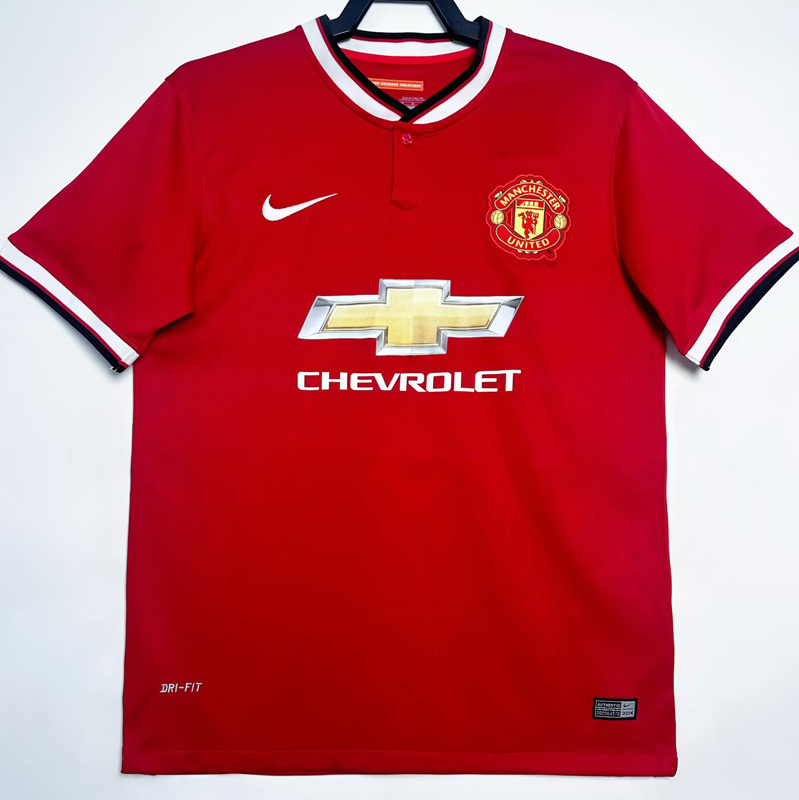 2014-2015 Man Utd Home Retro Soccer Jersey