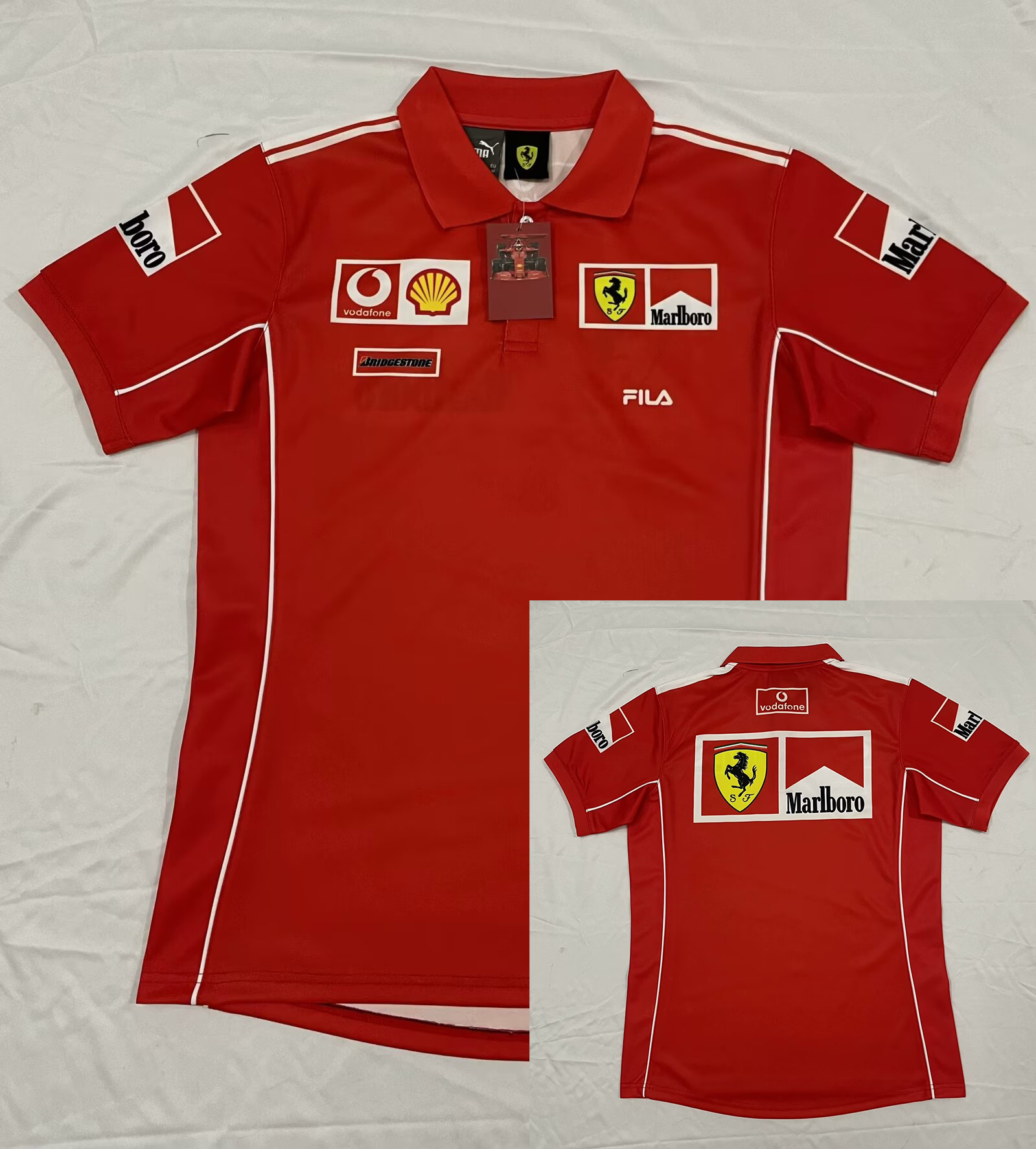 2024 F1 Ferrari  New Pattern Short Sleeve Racing Suit