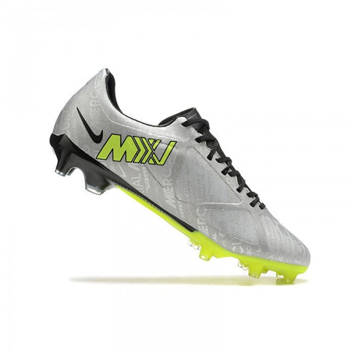 Mercurial Vapor XV FG Soccer Shoes-Grey/Green-5462253