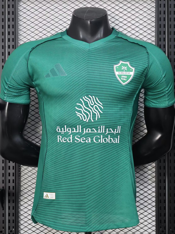 25-26 Al-Ahli Saudi Green Player Version Soccer Jersey