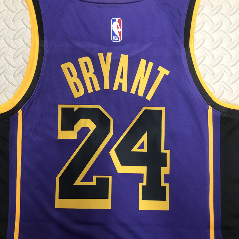 22-23 LAKERS BRYANT #24 Purple Top Quality Hot ...