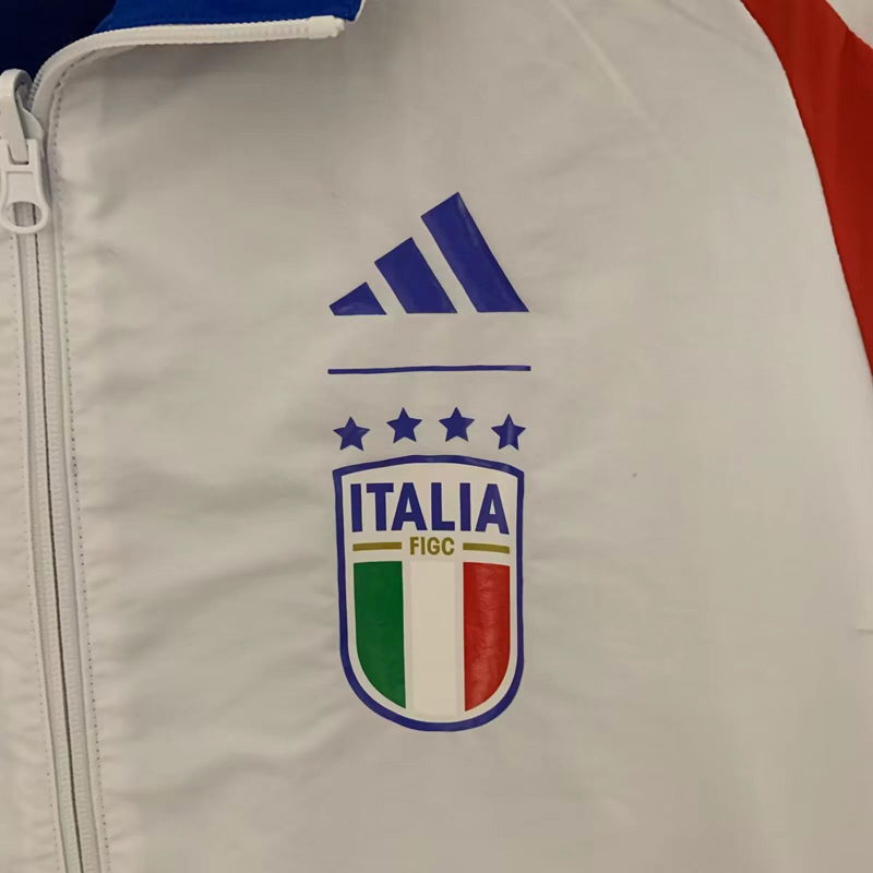 2024 Italy Blue & White Double Sided Windbreaker (双面风衣)