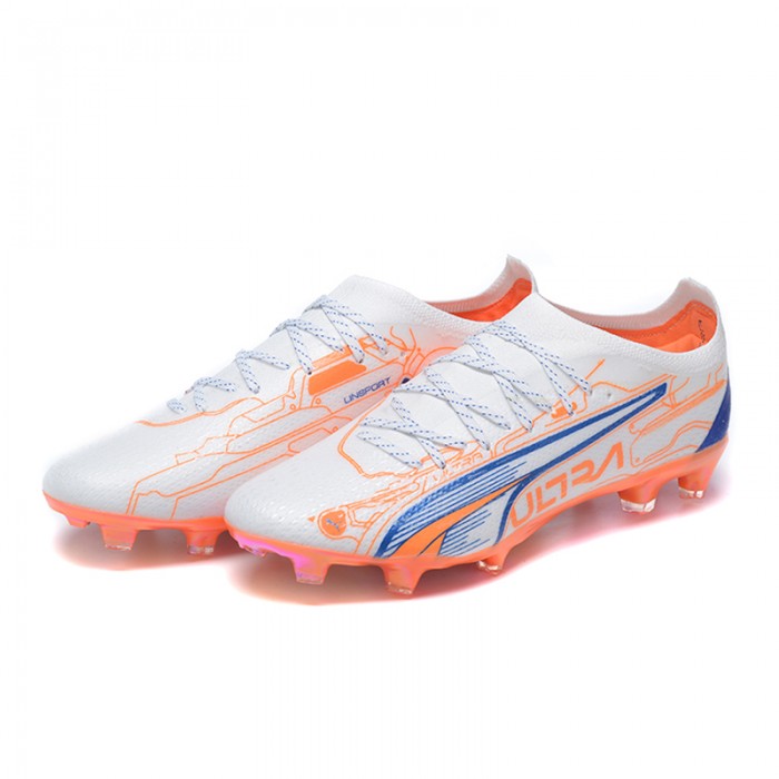 Ultra Ultimate FG Soccer Shoes-Orange/White-9953439
