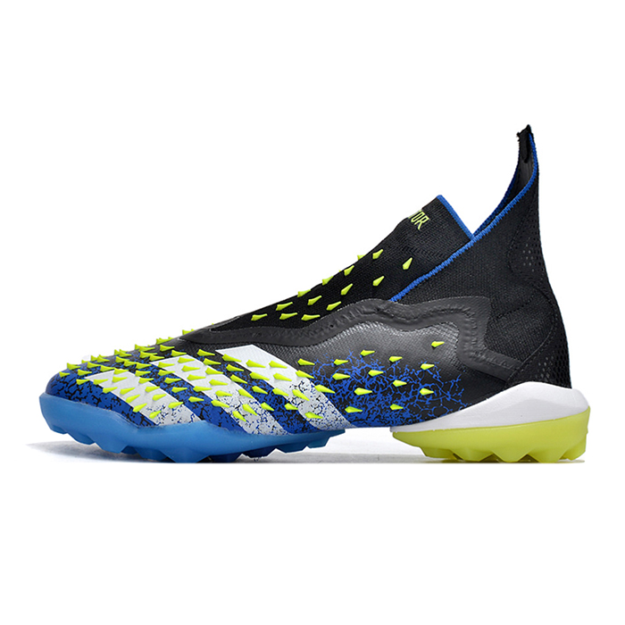 PREDATOR FREAK .1 TF High Soccer Shoes-Black/Blue-1597358