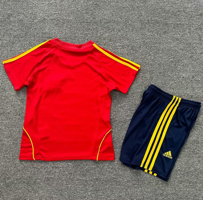 2010 Spain Away Kids Retro Soccer Jersey