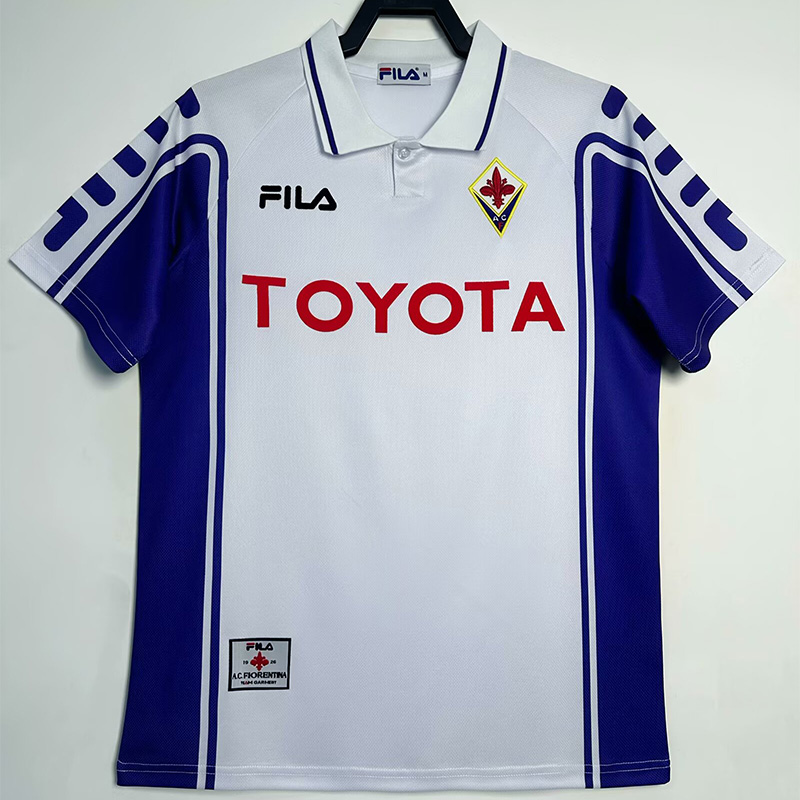1999-2000 Fiorentina Away Retro Soccer Jersey