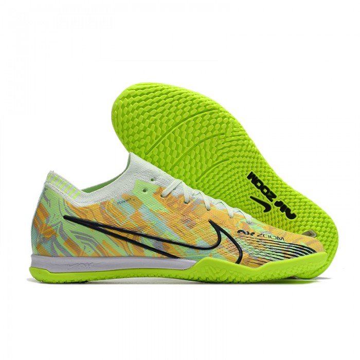 Air Zoom Mercurial Vapor XV Elite IC Soccer Shoes-Green/Gray-5521863