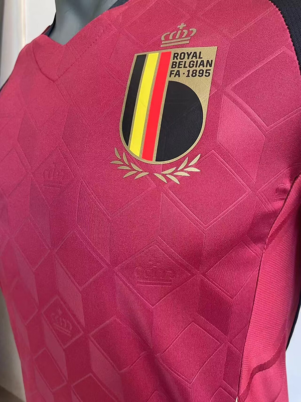 2024 Belgium Home Player Version Soccer Jersey
