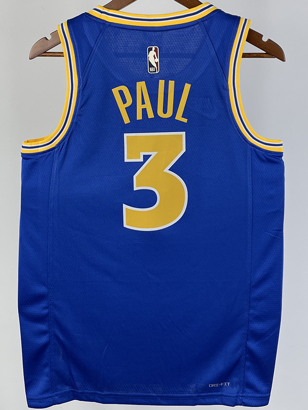 22-23 WARRIORS PAUL #3 Blue Top Quality Hot Pre...