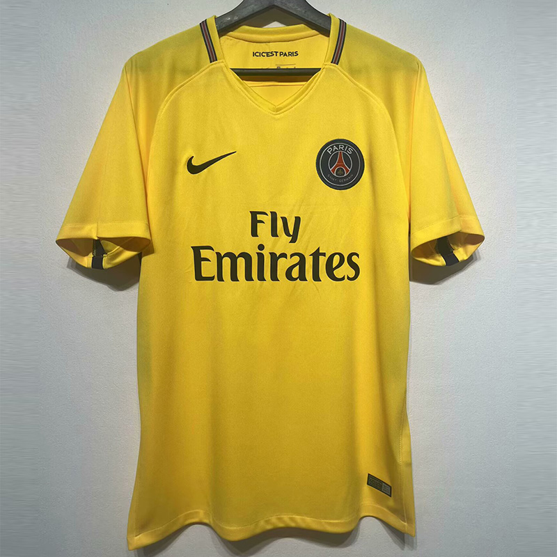 2017-2018 PSG Paris Away Retro Soccer Jersey