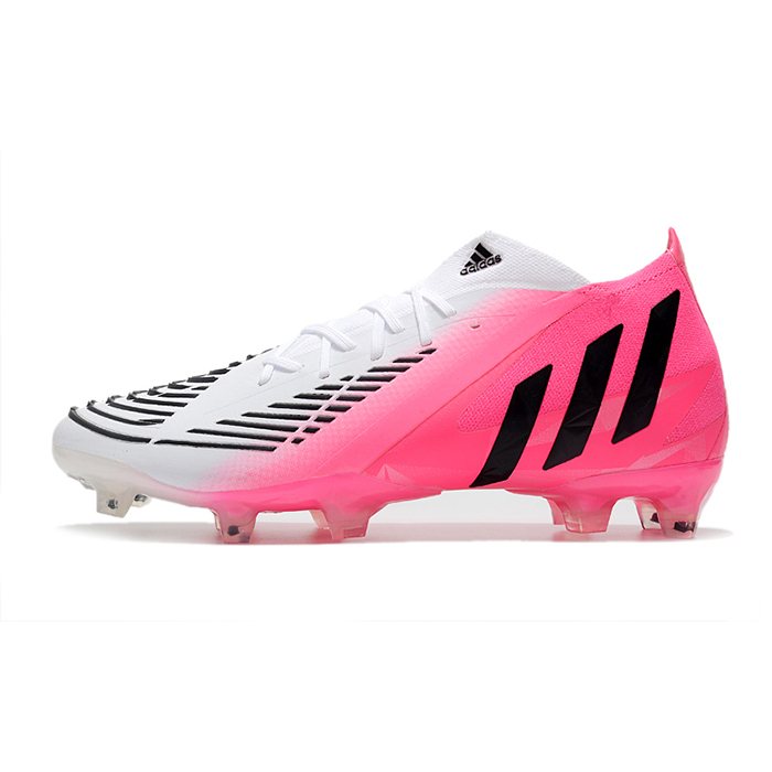 Predator Edge Geometric.1 FG Soccer Shoes-White/Pink-9841242