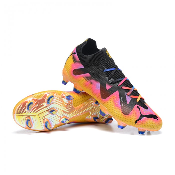 Future Ultimate FG Soccer Shoes-Orange/Black-7841730