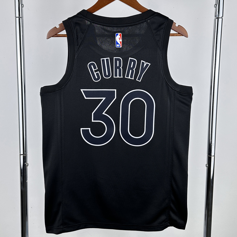 WARRIORS CURRY #30 Black Glory Edition Top Quality Hot Pressing NBA Jersey 荣耀版