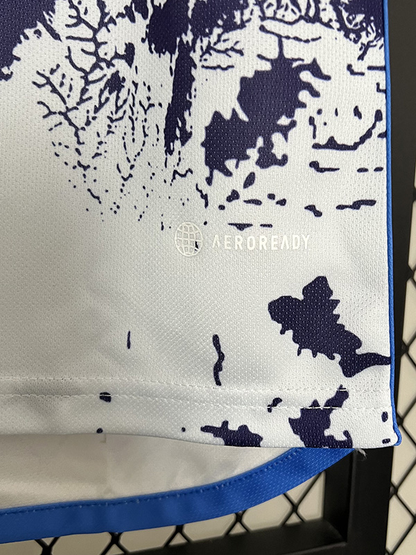 2023 Spain Purple Blue White Fans Soccer Jersey 一星