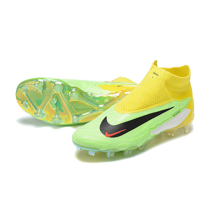 Phantom GX Elite FG High Soccer Shoes-Yellow/Green-8491239