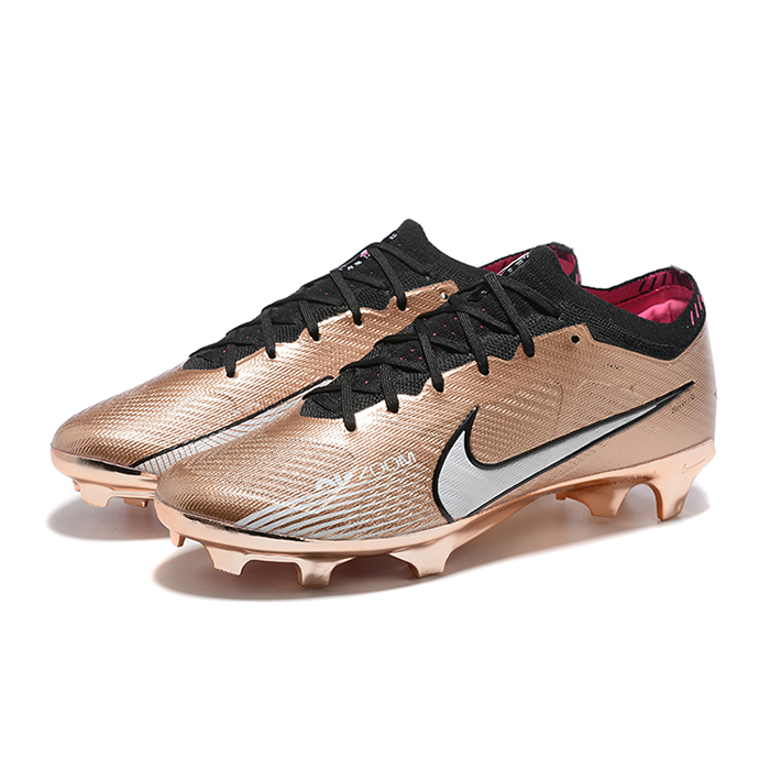 Air Zoom Mercurial Vapor XV Elite FG Soccer Shoes-Rose Gold/Black-4662435