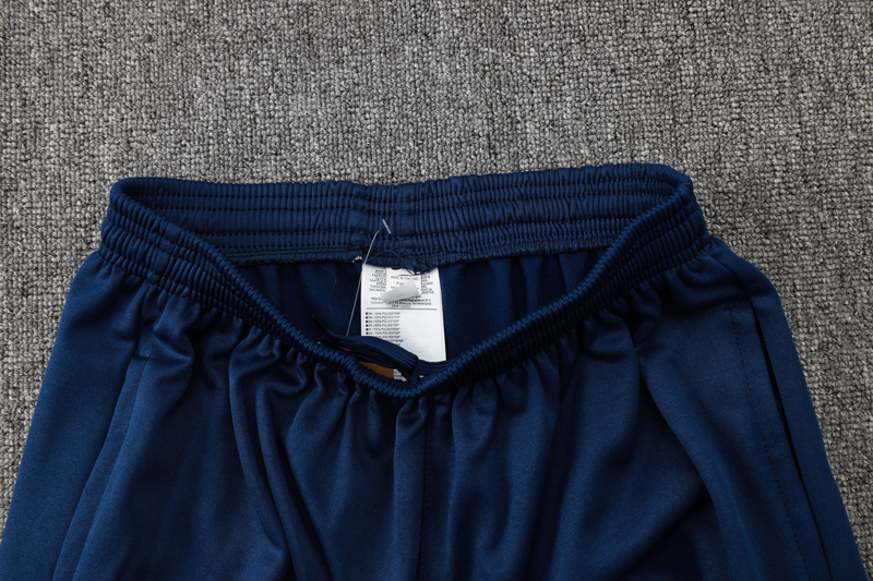 24-25 Brazil Lake blue Hoodie Half Pull Tracksuit #F567半拉连帽