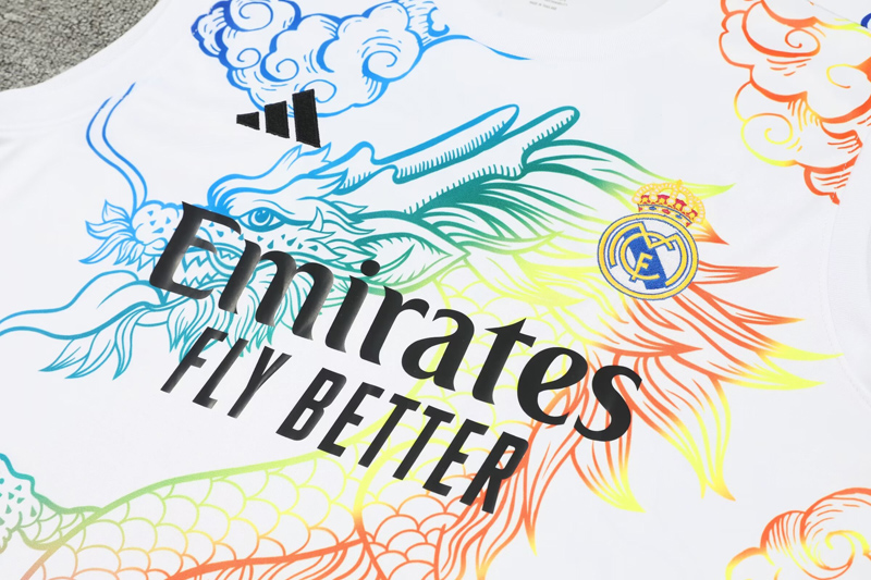 24-25 RMA White Tank top and shorts suit #彩龙