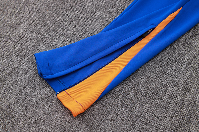 24-25 Netherlands Fancy Blue Half Pull Tracksuit (半拉链)