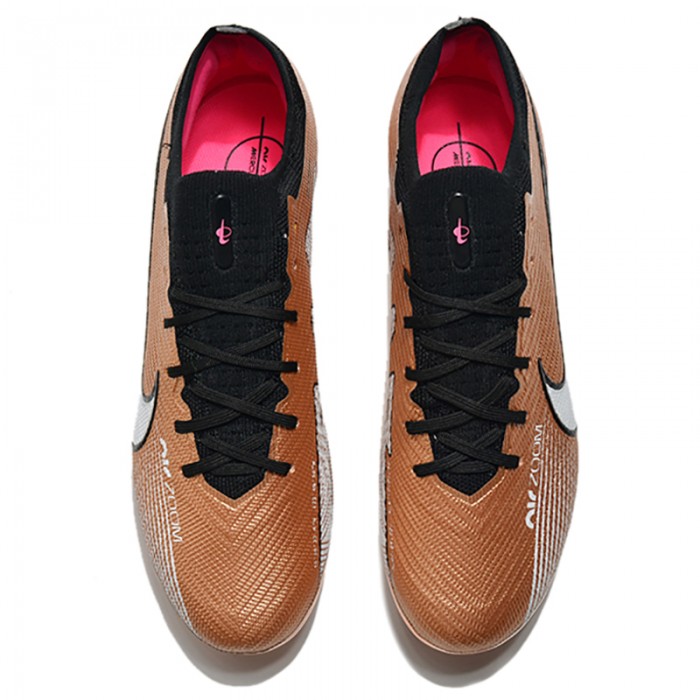 Air Zoom Mercurial Vapor XV Elite FG Soccer Shoes-Gold/Black-7346327