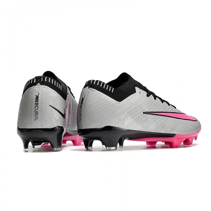 Air Zoom Mercurial Superfly IX Elite FG Soccer Shoes-Gray/Black-260271