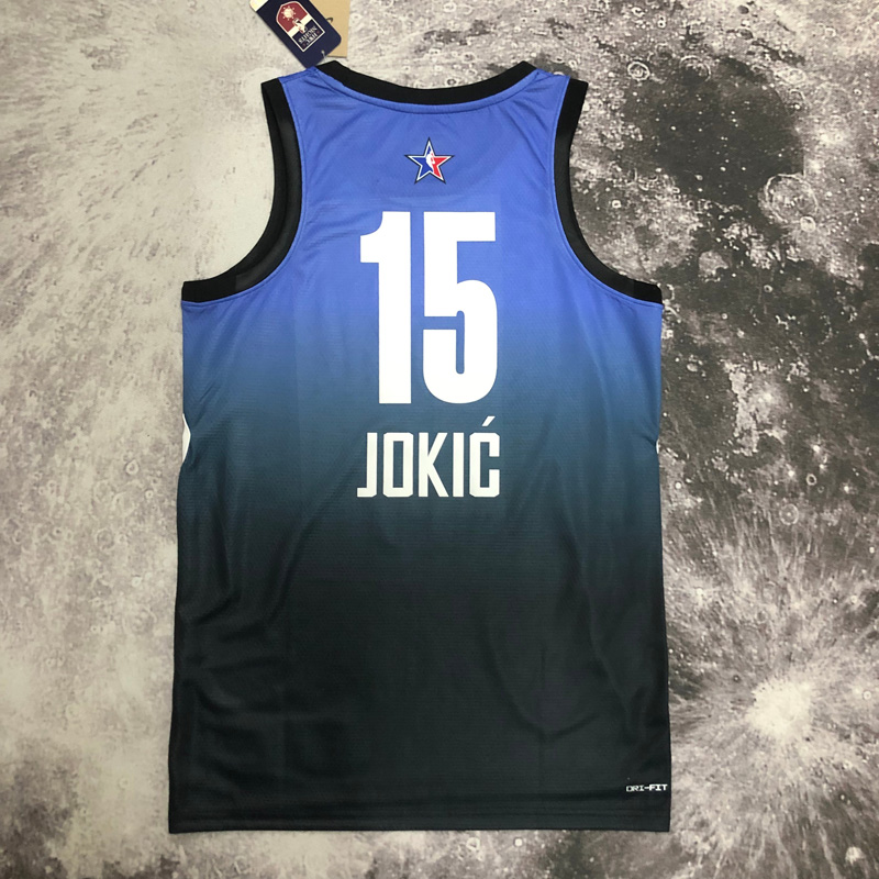 2023 ALL STAR JOKIC #15 Blue Top Quality Hot Pr...