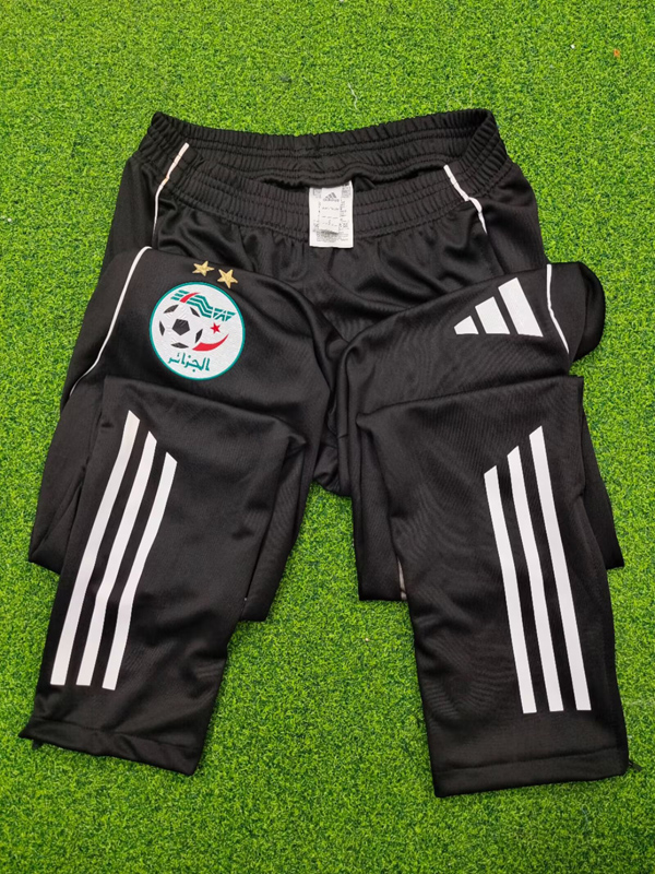 25-26 Algeria Black Training Long Pants (Have Pocket)