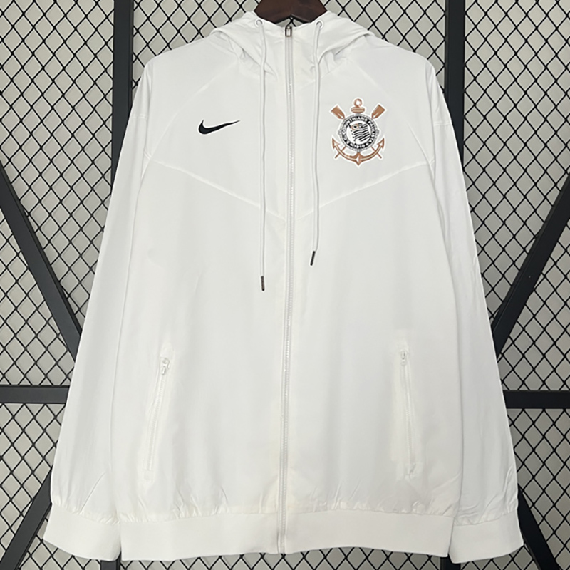 24-25 Corinthians White Windbreaker
