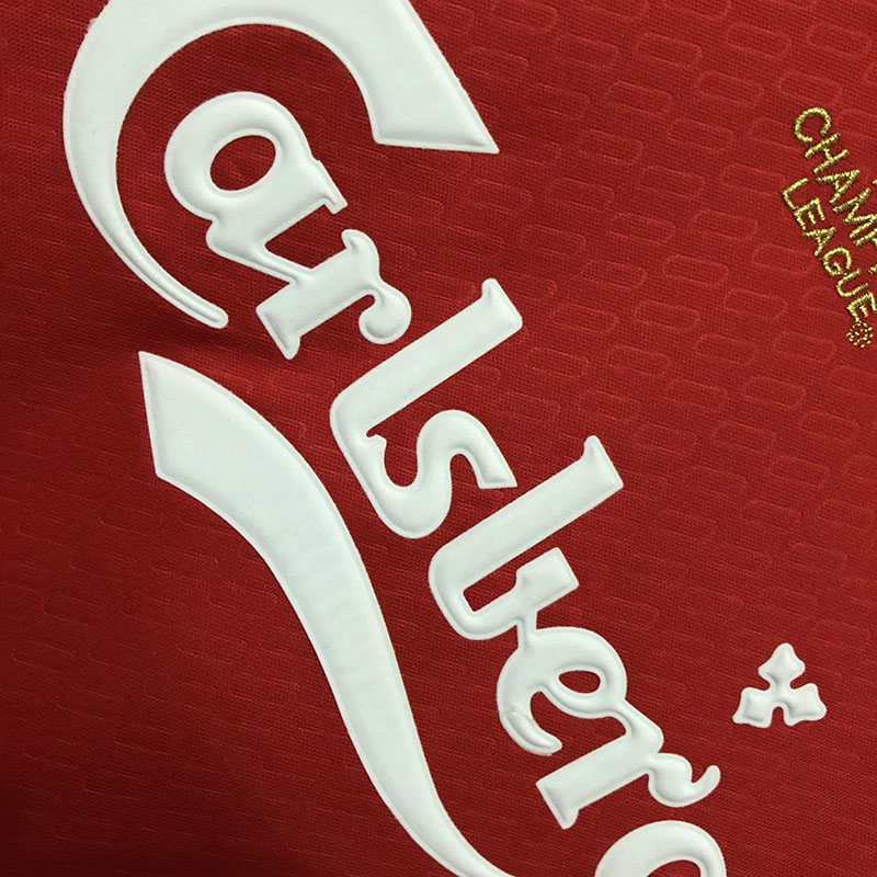 2005 LIV Red Champions Retro Soccer Jersey