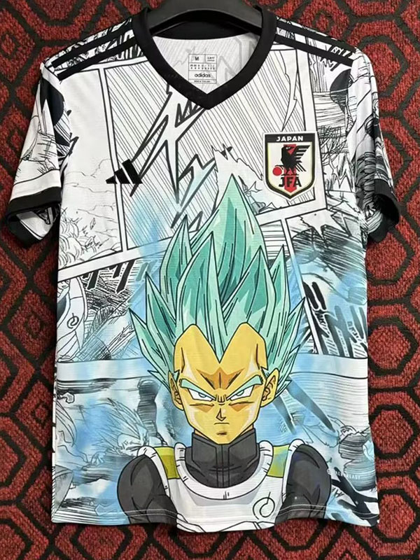 24-25 Japan White Special Edition Fans Training Shirts #蓝赛亚人