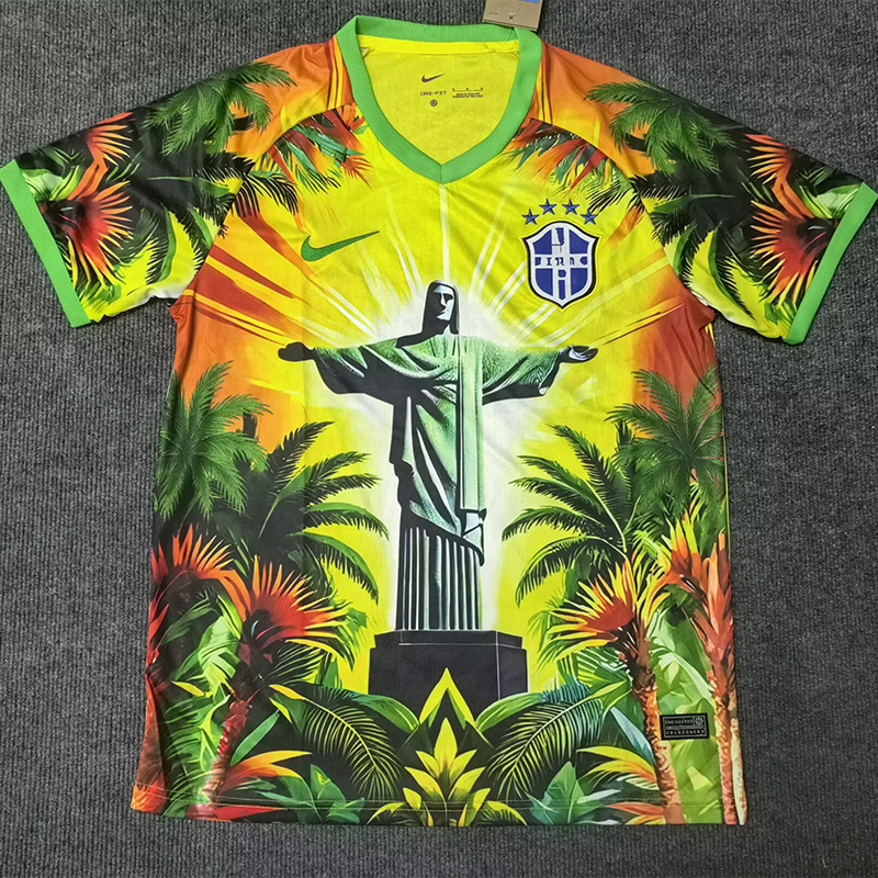 25-26 Brazil Red Yellow Green Special Edition Training shirts